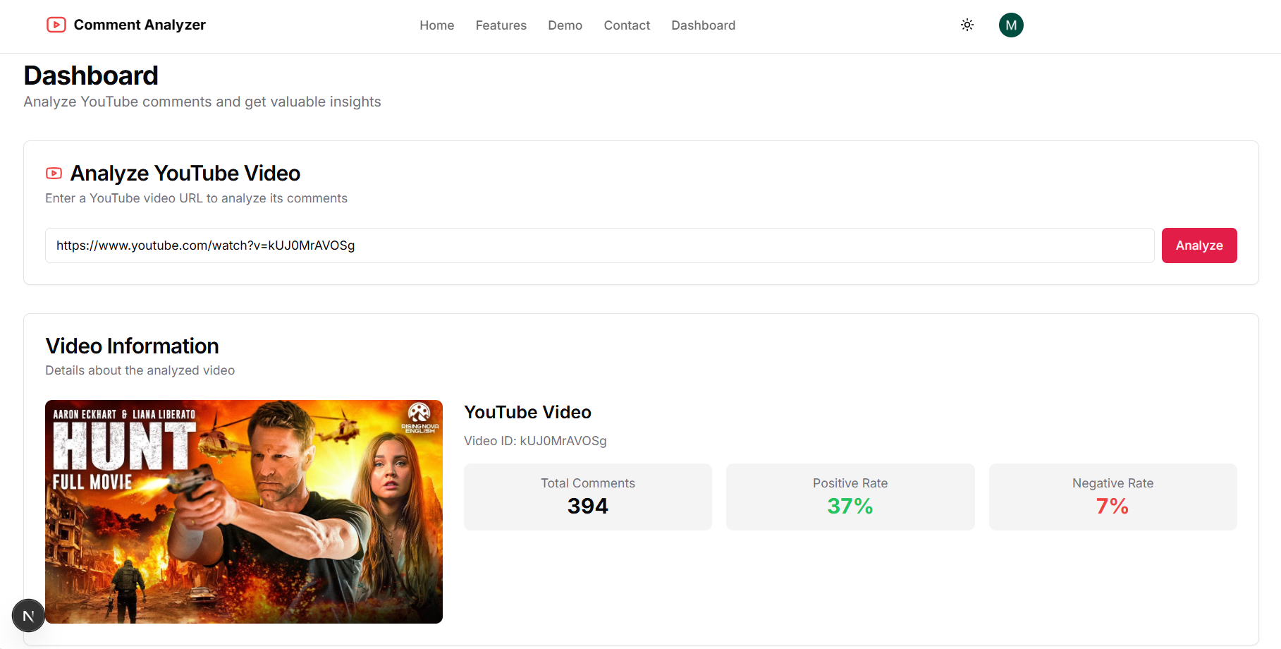 YouTube Comment Analyzer